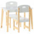 Set mobilier copii Daisy masa si 2 scaune, alb, 60x40x46 cm [5]