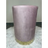Taburet rotund, tapitat cu stofa, sarcina 100kg, 28x42cm, roz pal [12]