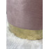 Taburet rotund, tapitat cu stofa, sarcina 100kg, 28x42cm, roz pal [9]