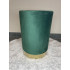 Taburet rotund, tapitat cu stofa, sarcina 100kg, 28x42cm, verde [11]