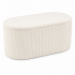 Set 3 tabureti cu spatiu de depozitare, design modern striat, 80x40x40 cm si 30x31 cm, alb [5]