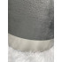 Taburet rotund, tapitat cu stofa, sarcina 100kg, 28x42cm, gri [9]
