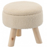 Taburet pentru copii, rotund, spatiu depozitare, 30x28cm, maxim 50kg, bej Taburet pentru copii, rotund, spatiu depozitare, 30x28cm, maxim 50kg, bej