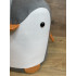 Taburet pentru copii, 28x25cm, maxim 50kg, model pinguin gri [8]