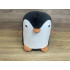 Taburet pentru copii, 28x25cm, maxim 50kg, model pinguin negru [2]