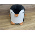 Taburet pentru copii, 28x25cm, maxim 50kg, model pinguin negru [5]