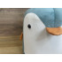 Taburet pentru copii, 28x25cm, maxim 50kg, model pinguin albastru [4]