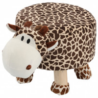 Taburet pentru copii, 28x25cm, maxim 50kg, model girafa Taburet pentru copii, 28x25cm, maxim 50kg, model girafa