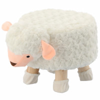 Taburet pentru copii, 28x25cm, maxim 50kg, model oaie Taburet pentru copii, 28x25cm, maxim 50kg, model oaie