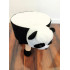 Taburet pentru copii, rotund 28x30cm, lavabil, model panda [3]
