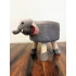 Taburet pentru copii, rotund 28x30cm, lavabil, model elefant [3]