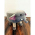 Taburet pentru copii, rotund 28x30cm, lavabil, model elefant [5]