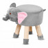 Taburet pentru copii, rotund 28x30cm, lavabil, model elefant [7]