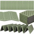 Saltea pliabila pentru camping sau plaja, 182x60 cm, spuma XPE, termoizolanta, pliere armonica, 12 segmente, verde [2]