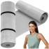 Saltea termoizolanta pentru camping sau plaja, 180x50 cm, spuma PE cu folie aluminiu, grosime 1 cm, gri [3]