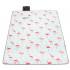 Patura pentru picnic sau plaja, cu folie izolatoare si maner, 200x240cm, flamingo [2]