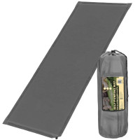 Saltea plabila din spuma poliuretanica, cu autoumflare, 180x50x2.5cm, gri Saltea plabila din spuma poliuretanica, cu autoumflare, 180x50x2.5cm, gri