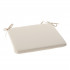Perna scaun 40x40x3 cm, poliester impermeabil, cu fermoar si prindere, bej [2]