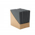 Perna scaun 40x40x3 cm, poliester impermeabil, cu fermoar si prindere, gri inchis [7]