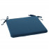 Perna scaun 40x40x3 cm, poliester impermeabil, cu fermoar si prindere, albastra [2]