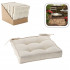 Perna scaun 40x40x6 cm, colturi drepte, poliester impermeabil, cu prindere, bej [9]
