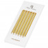 Set 6 lumanari pentru tort, drepte, auriu, 9 cm [2]