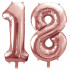 Set 53 baloane si decoratiuni Aniversare Majorat 18 Ani, rose auriu [13]