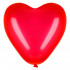Set 100 baloane pentru petrecere in forma de inima, 22cm, rosu [13]