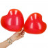 Set 100 baloane pentru petrecere in forma de inima, 22cm, rosu [14]