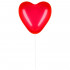 Set 100 baloane pentru petrecere in forma de inima, 22cm, rosu [15]