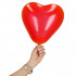 Set 100 baloane pentru petrecere in forma de inima, 22cm, rosu [11]