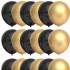 Set 100 baloane pentru petrecere, 40cm, negru auriu [10]