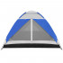 Cort plaja sau camping, impemeabil, cu protectie UV, 4 locuri, 210x240x130cm, gri albastru [4]