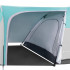 Cort plaja sau camping, impemeabil, cu terasa, 4 locuri, 175x310x130cm, gri albastru [26]