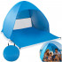Cort plaja autoexpansibil POP-UP cu plasa ventilatie si protectie UV, 160x140x115 cm, albastru [21]