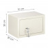 RESIGILAT: Seif standard cu cheie, 200x310x200 mm, Otel, Bej [20]