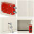 RESIGILAT: Seif standard cu cheie, 200x310x200 mm, Otel, Bej [9]
