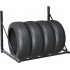 Suport suspendat pentru anvelope reglabil, montaj pe perete cu kit instalare inclus, 120x56x50 cm, negru [5]