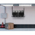 Suport suspendat pentru anvelope reglabil, montaj pe perete cu kit instalare inclus, 120x56x50 cm, negru [11]
