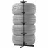Suport depozitare anvelope 4 roti, cadru metalic, 45x45x105 cm, capacitate 100 kg, negru [8]