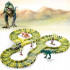 Circuit masinute Dinosaur Park, cu 120 de piese, pista configurabila [5]