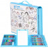 Set de pictura si desen pentru copii, 208 de piese, trusa plastic albastru [32]