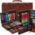 Set de pictura si desen pentru copii, 130 de piese, trusa lemn [39]