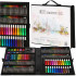 Set de pictura si desen pentru copii, 168 de piese, trusa plastic [2]
