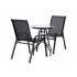 Set mobilier gradina Sersimo Torino, 2 scaune, 1 masa, gri antracit [6]