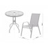 Set mobilier gradina Sersimo Torino, 2 scaune, 1 masa, gri antracit [7]