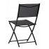 Set mobilier balcon pliabil cu masa sticla si 2 scaune, structura metalica, 60x70 cm, negru [6]