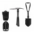 Lopata pliabila multifunctionala 6 in 1 pentru camping si gradina, otel mangan, 47 cm, negru [8]