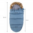 Sac iarna de bebelusi pentru carucior, marime universala, 90x45cm, albastru [6]