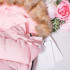 Sac iarna de bebelusi pentru carucior, marime universala, cu gluga, 90x45cm, roz [3]